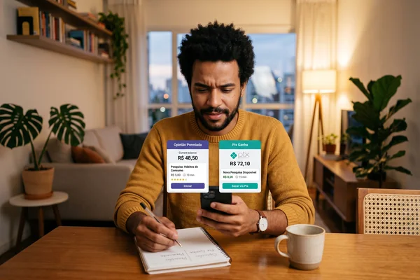 OpinionBox vs PiniOn: Qual App de Pesquisa Paga Mais via Pix em 2026?